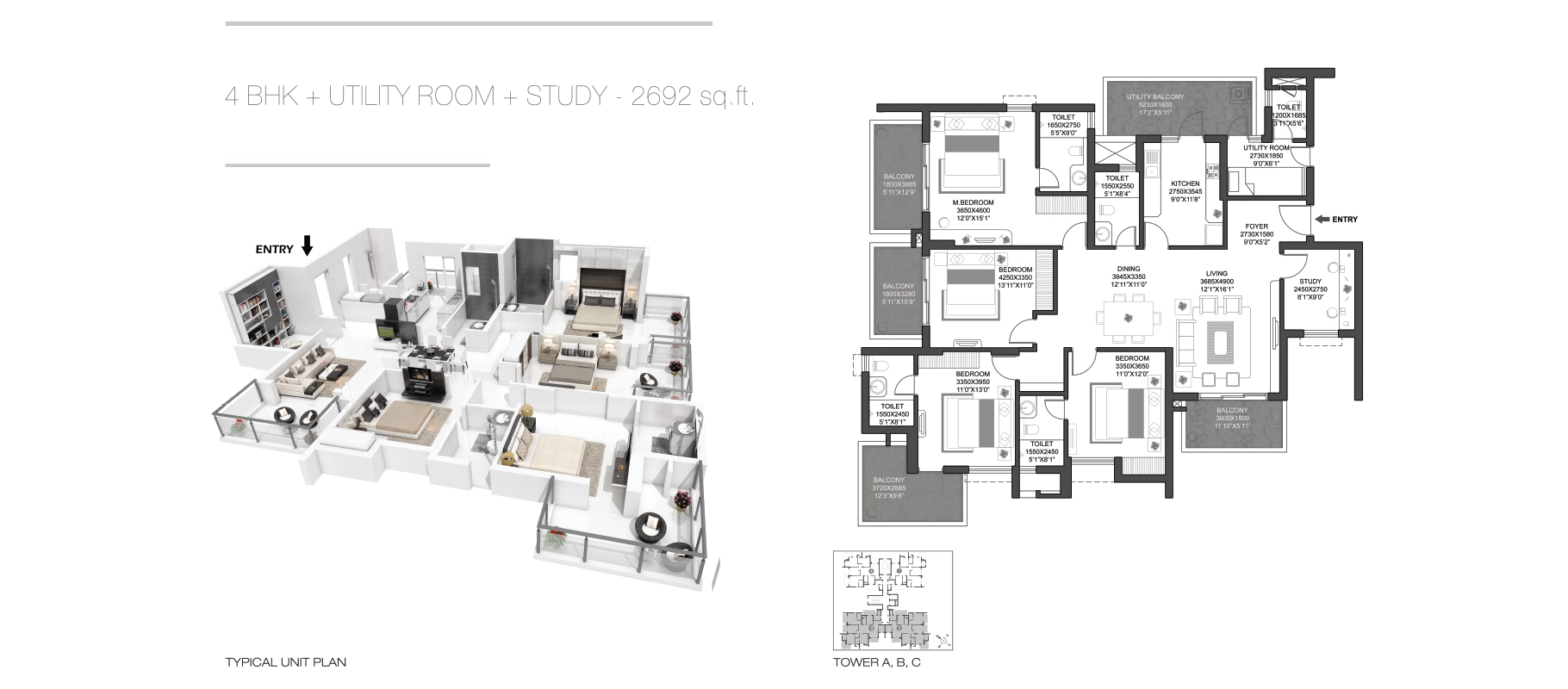 Godrej Summit — Floor Plan 3