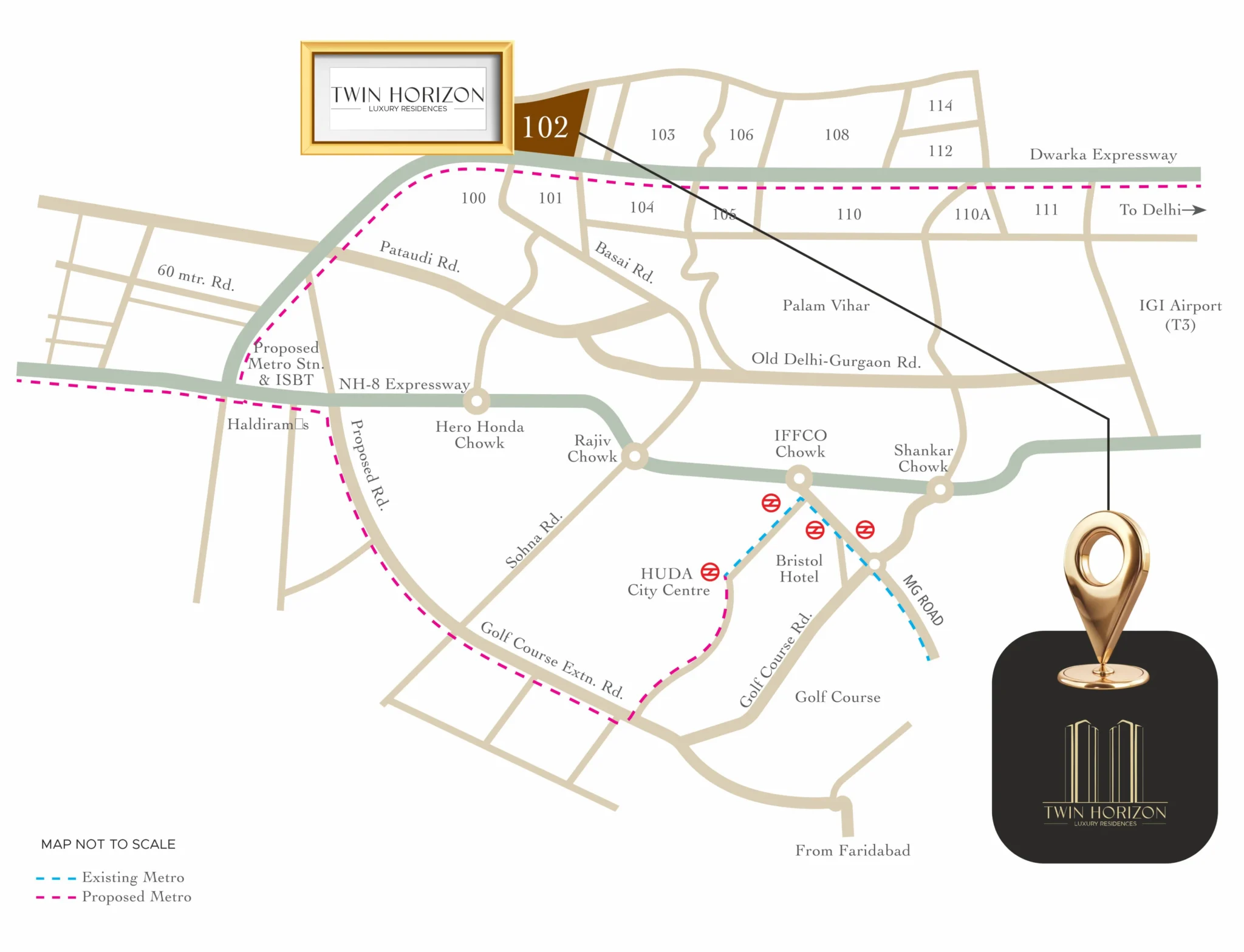 HCBS Twin Horizon — Location Map