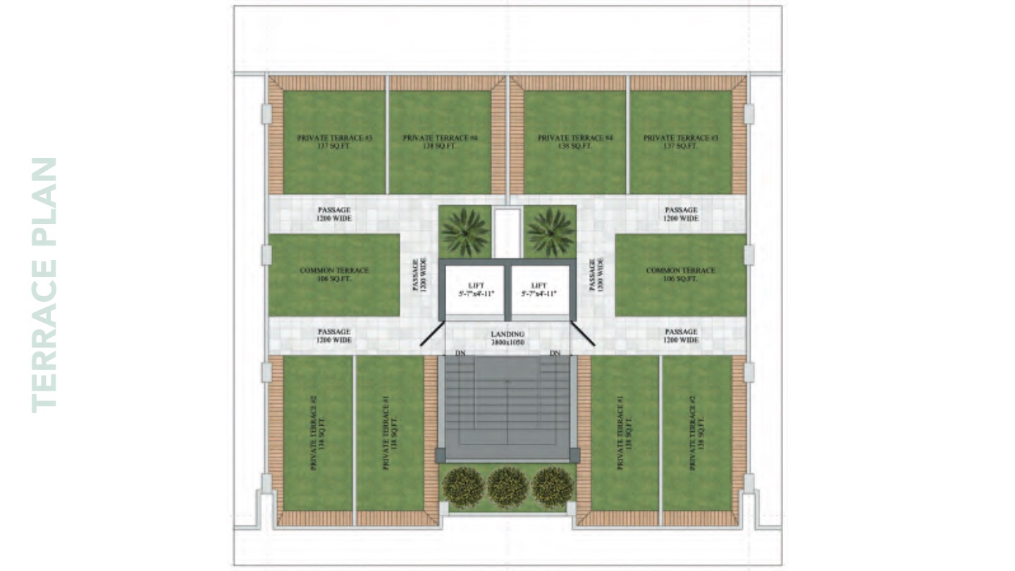 Hercules Grace Resilviaa — Private Terrace Plan