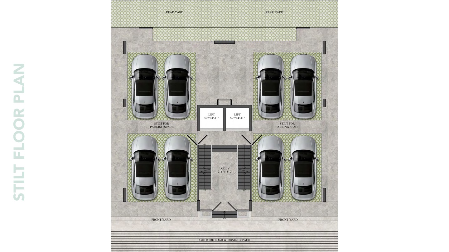 Hercules Grace Resilviaa — Stilt Floor Plan — Covered Parking