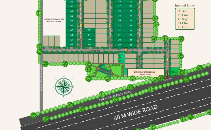 Hercules Grace Resilviaa — Site Layout — Plotted Community