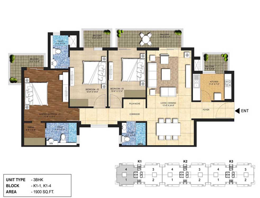Centrum Park — Floor Plan 4