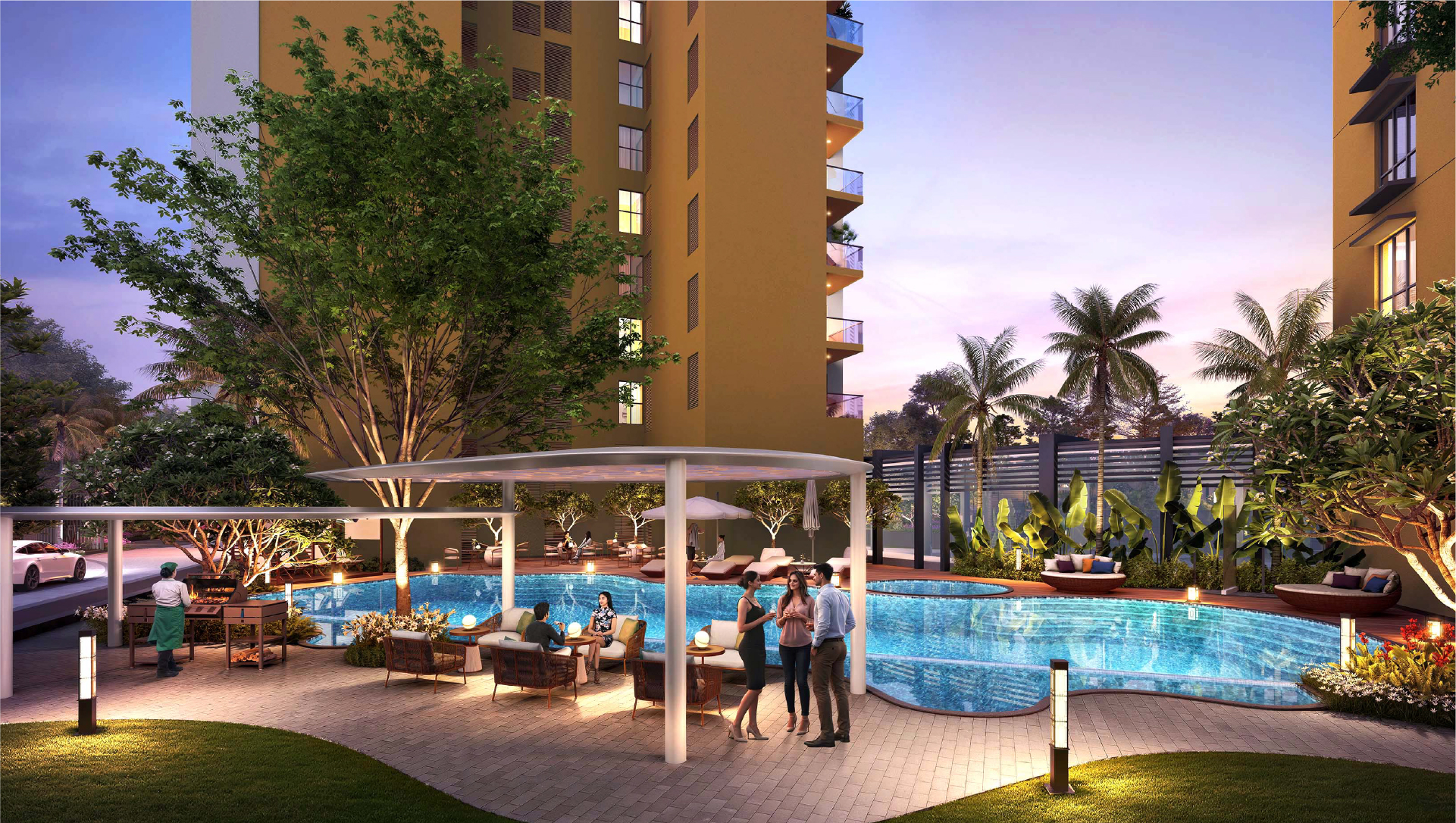 Indiabulls Heights — Landscaped Gardens