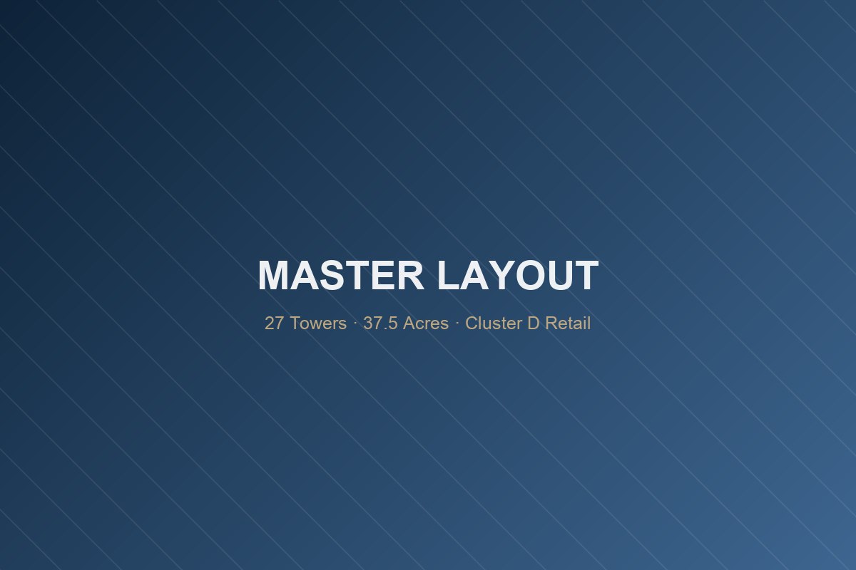 Ireo The Corridors — Master Layout Plan