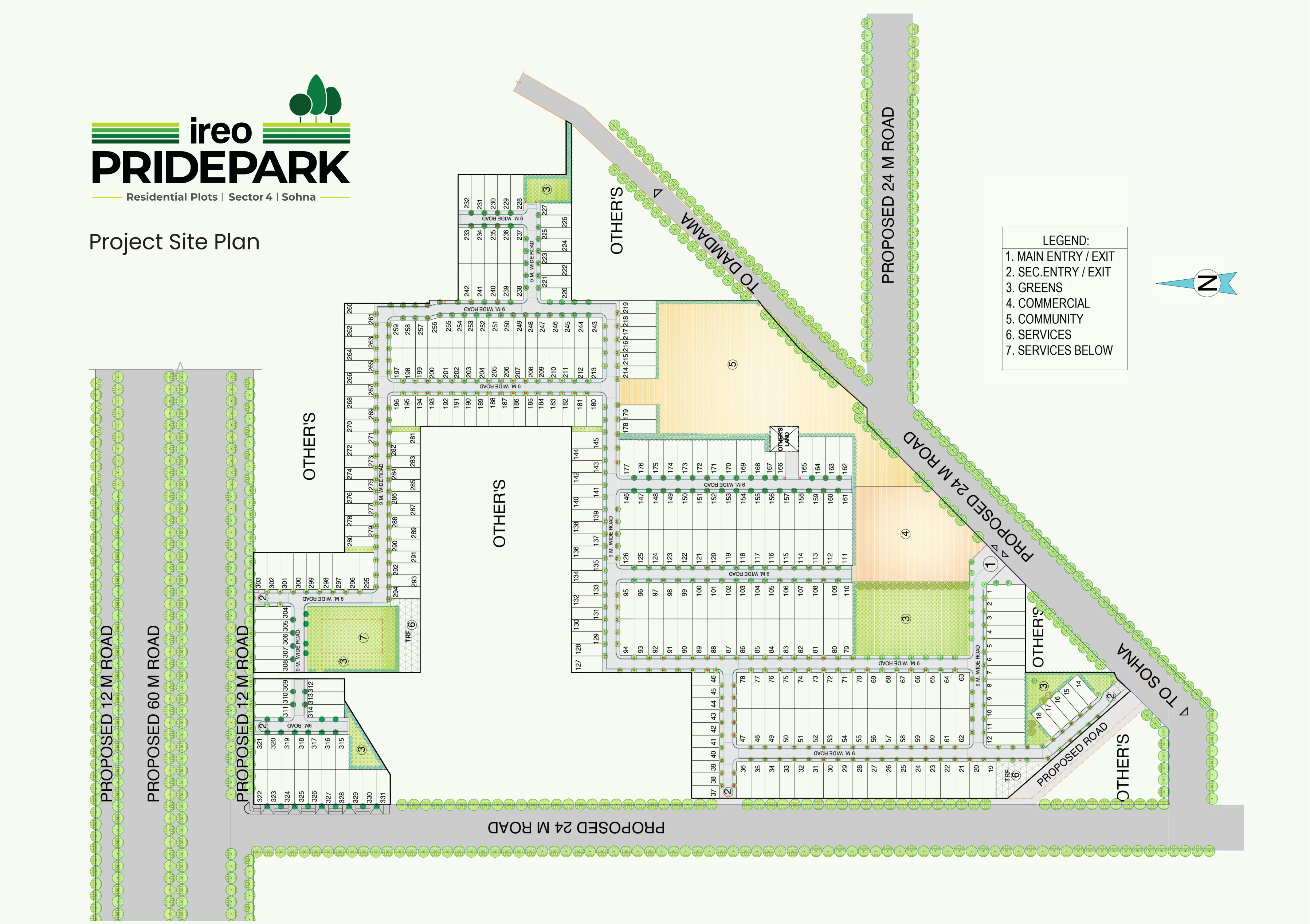 Ireo Pridepark — Project Site Plan, Sector 4, Sohna