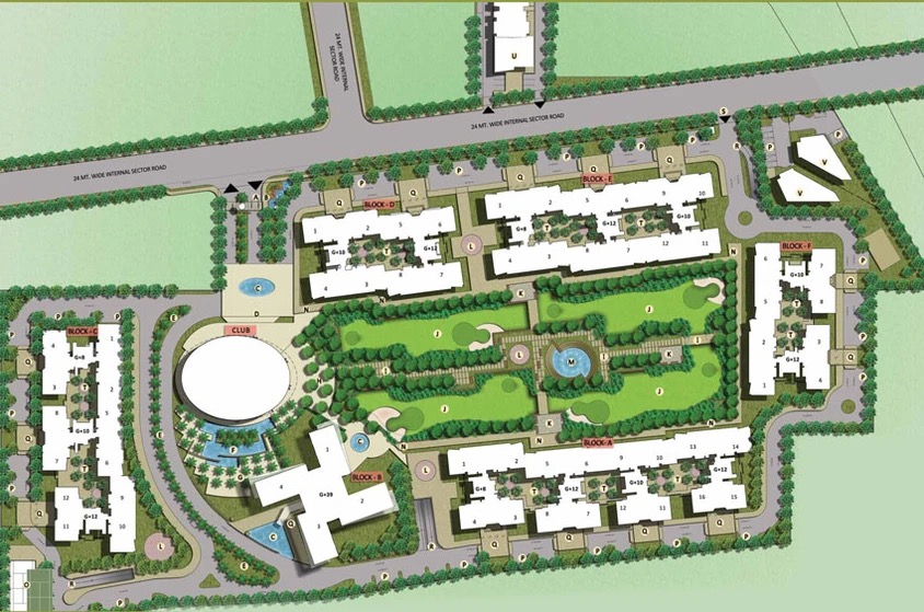 Ireo Skyon — Master Layout Plan