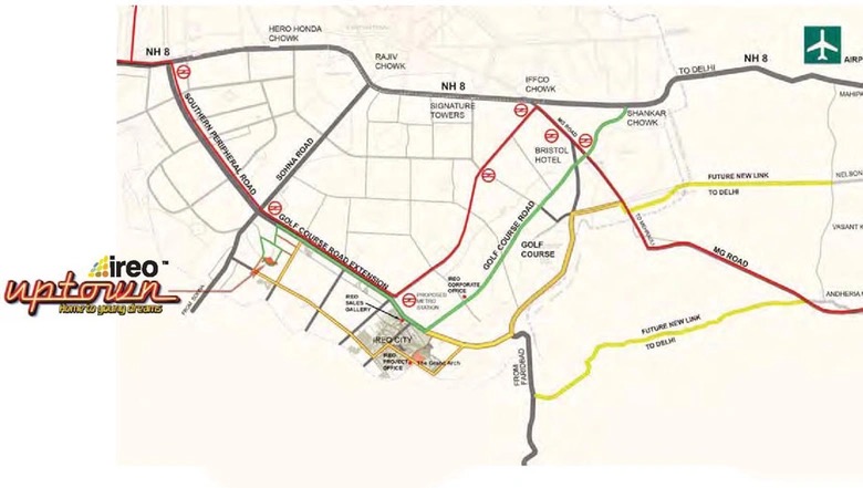 Ireo Uptown — Location Map, Sector 66
