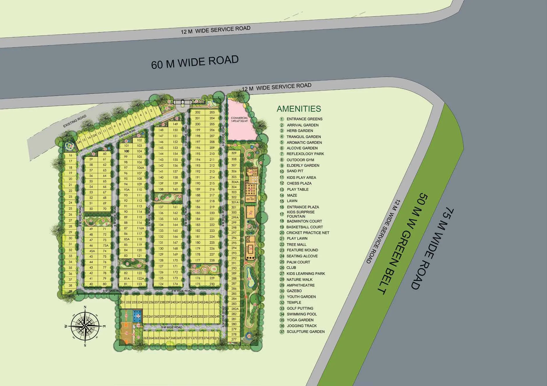 JMS Mega City — Layout / Site Plan, Sector 5, Sohna