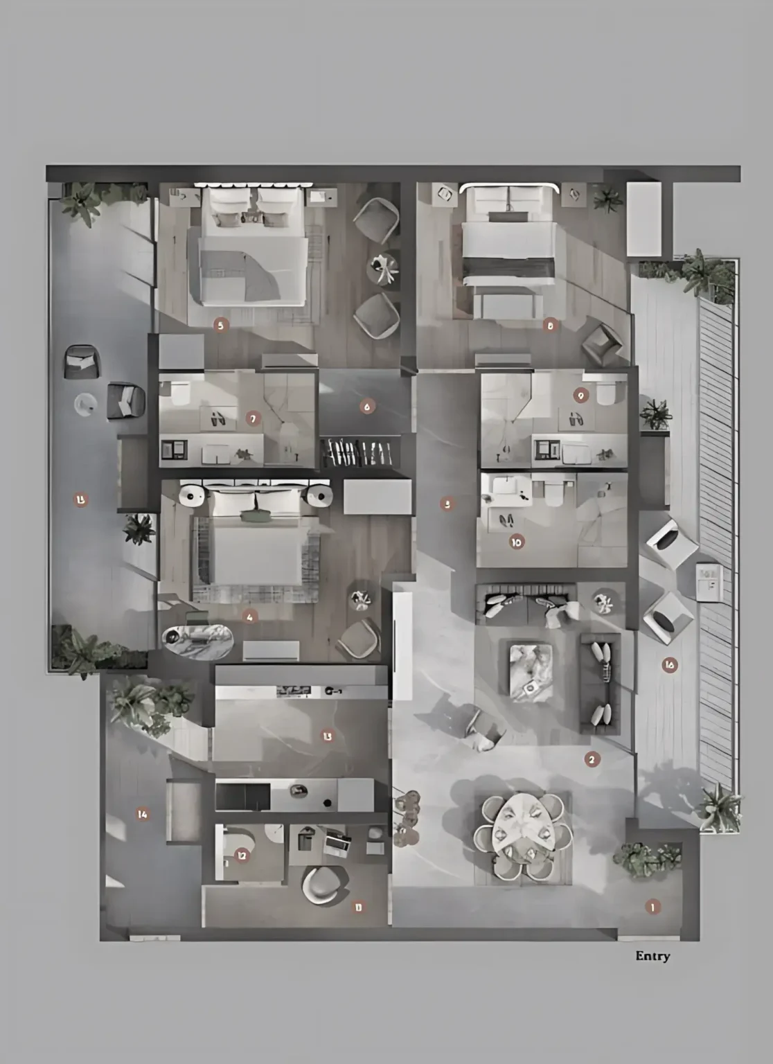 Keystone Seasons — Floor Plan 1
