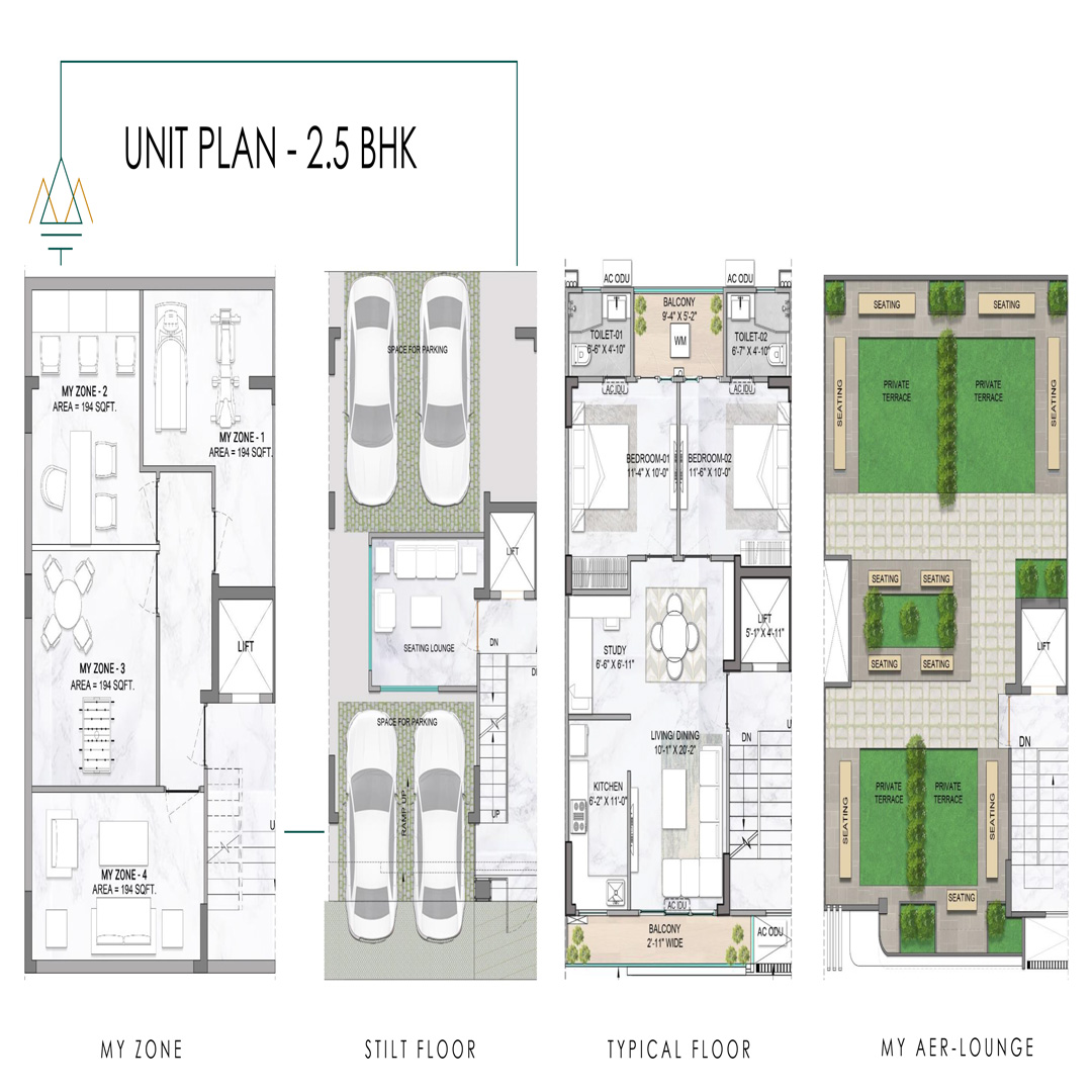 M3M Antalya Hills — Floor Plan 1