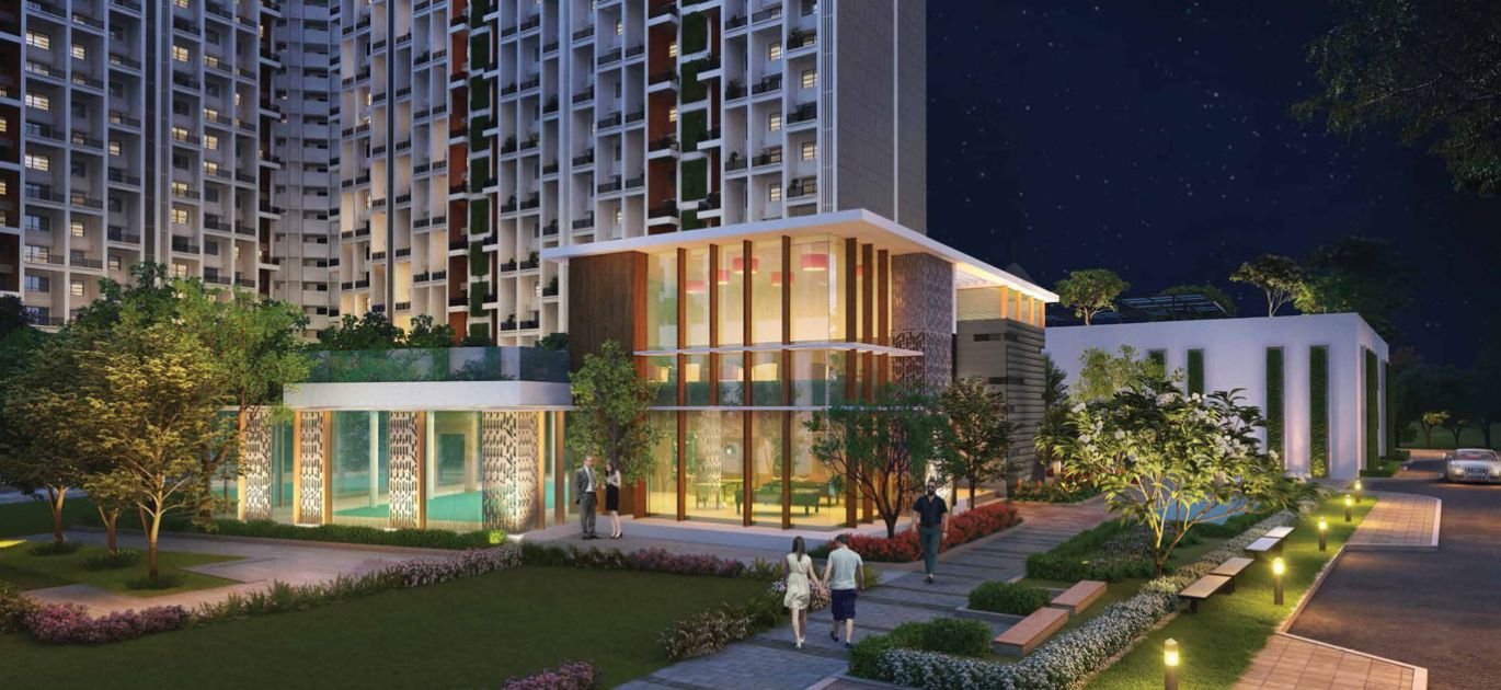 M3M Brabus Residences — Clubhouse, Evening View