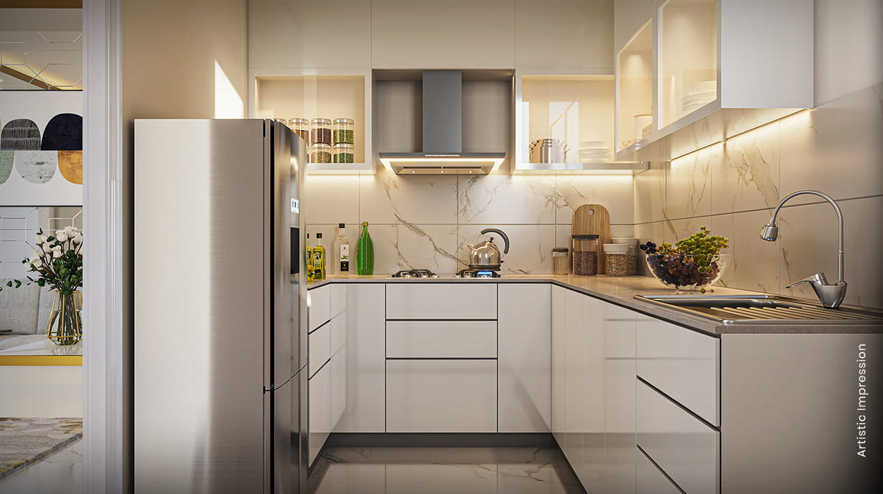 M3M Capital — 4 BHK, Modular Kitchen