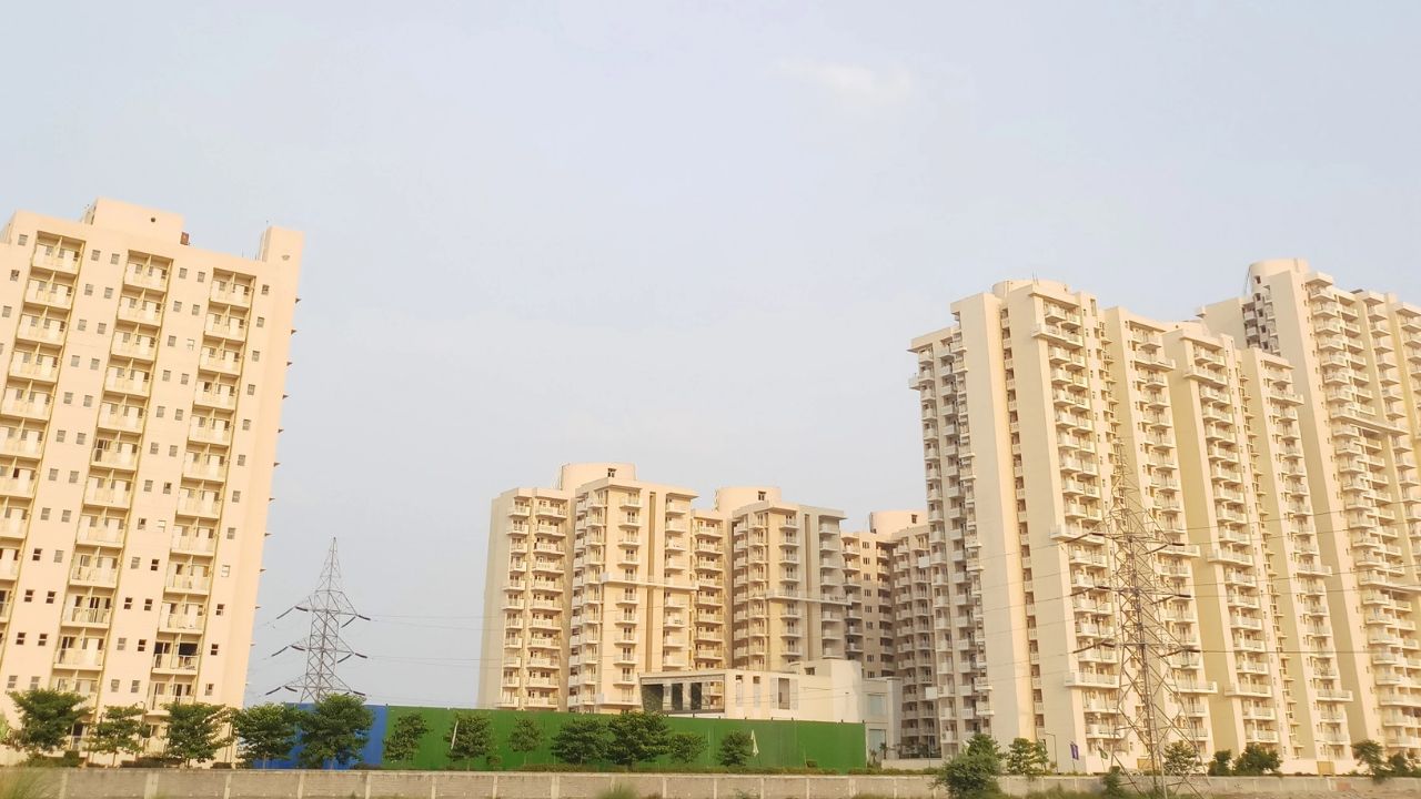 M3M Flora — Tower View (On-Site Photograph)