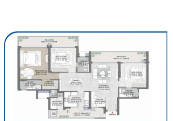 M3M Mansion — Floor Plan 2