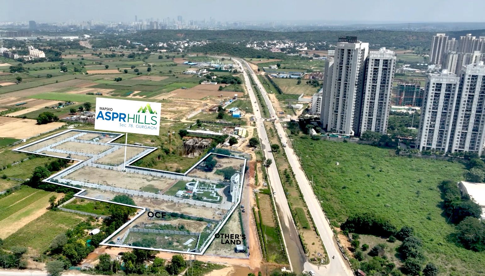 Mapsko ASPR Hills — Aerial View — Site Under Development