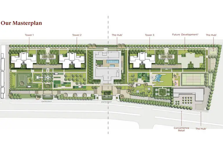 Max Estate 360 master plan / site layout