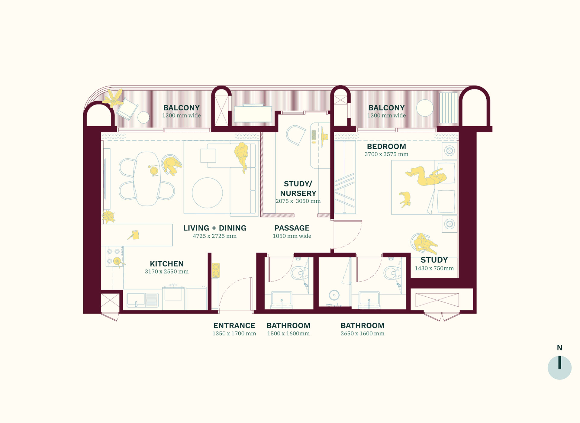 Max Estate 361 — The Terraces — Floor Plan 3