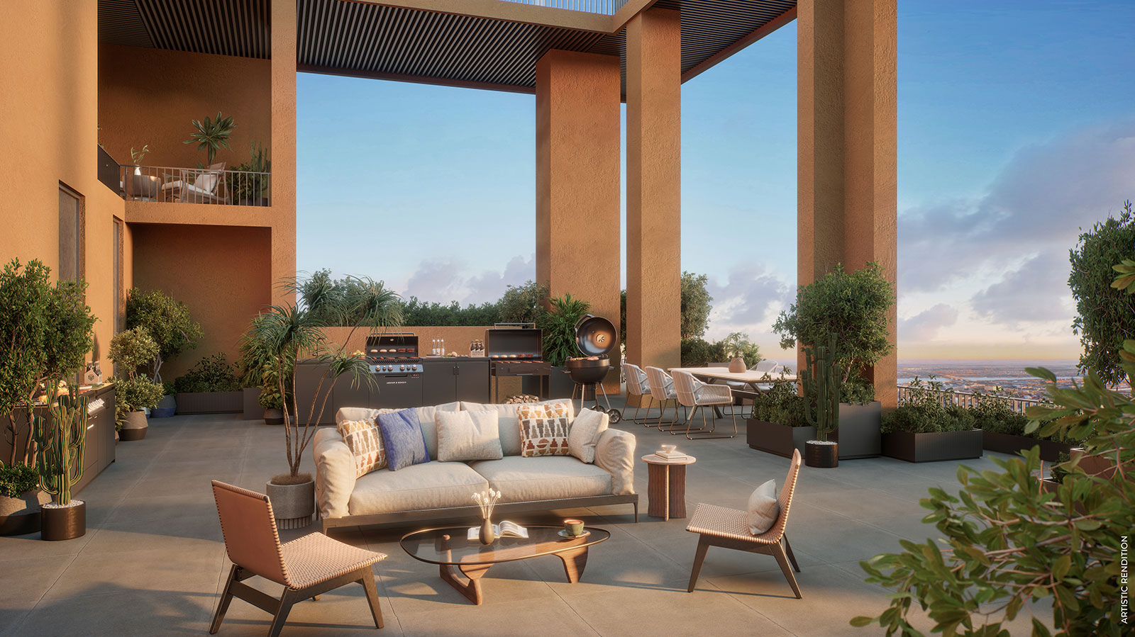 Max Estate 361 — The Terraces — Tower View