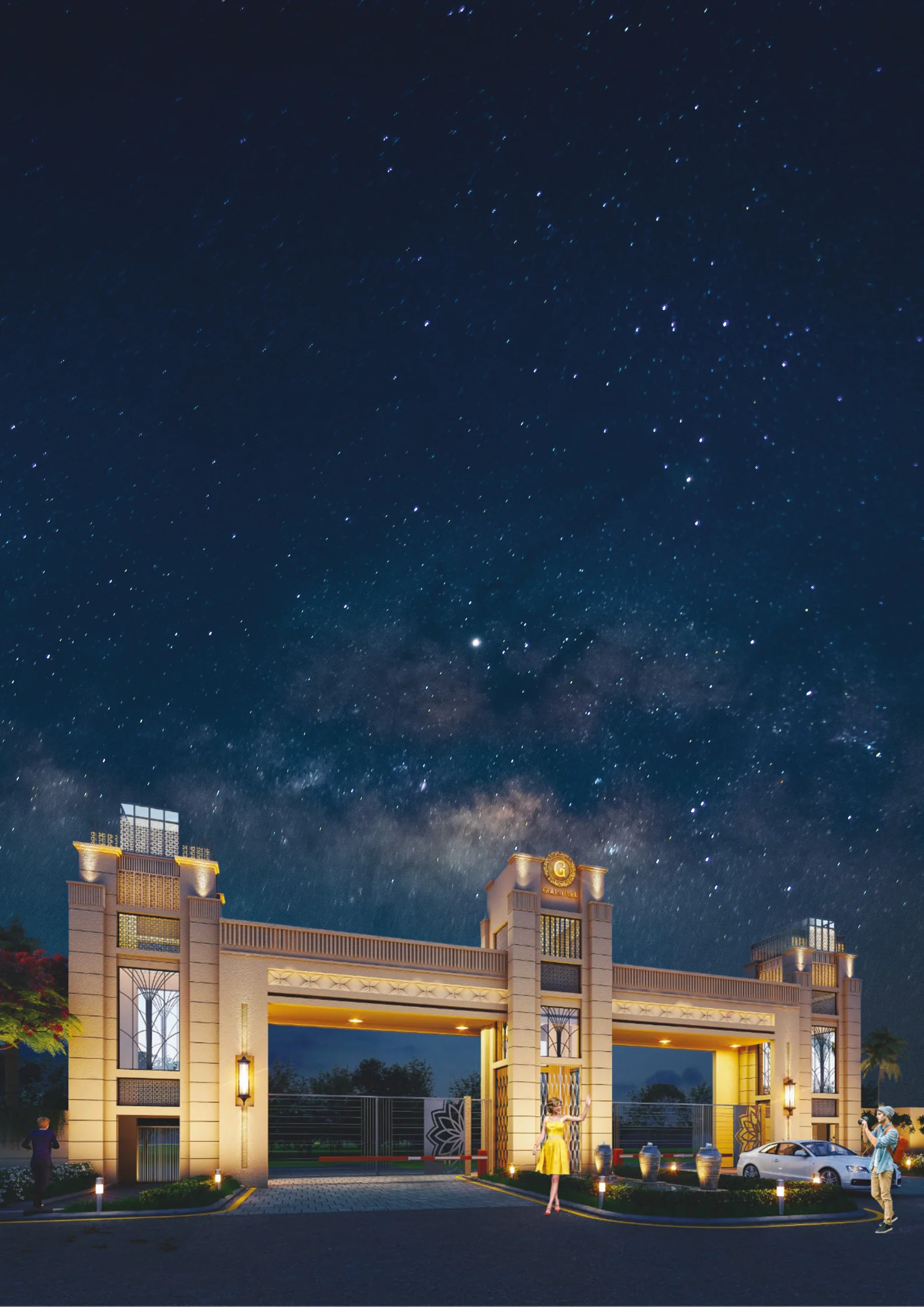 Meffier Golden Park — Entrance Gate