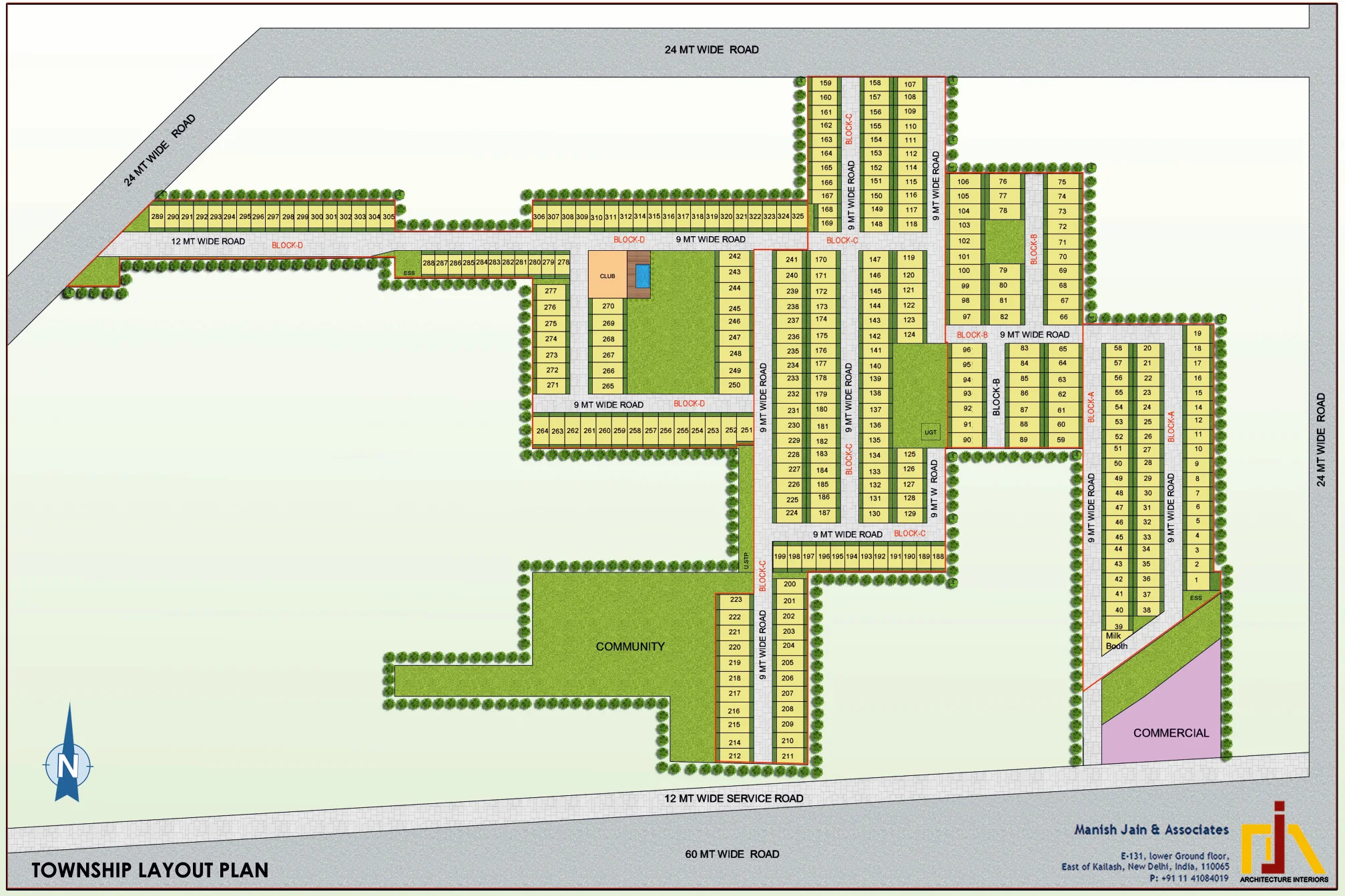 Meffier Golden Park — Township Site Layout Plan, Sector 4, Sohna
