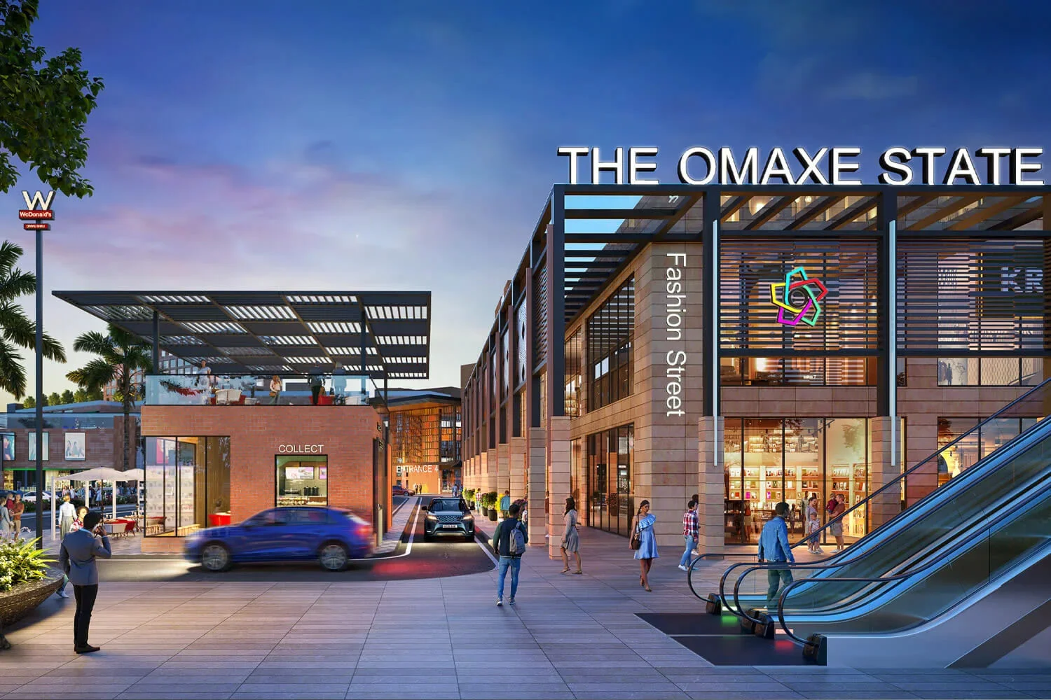 The Omaxe State — Drive-Through East Gate