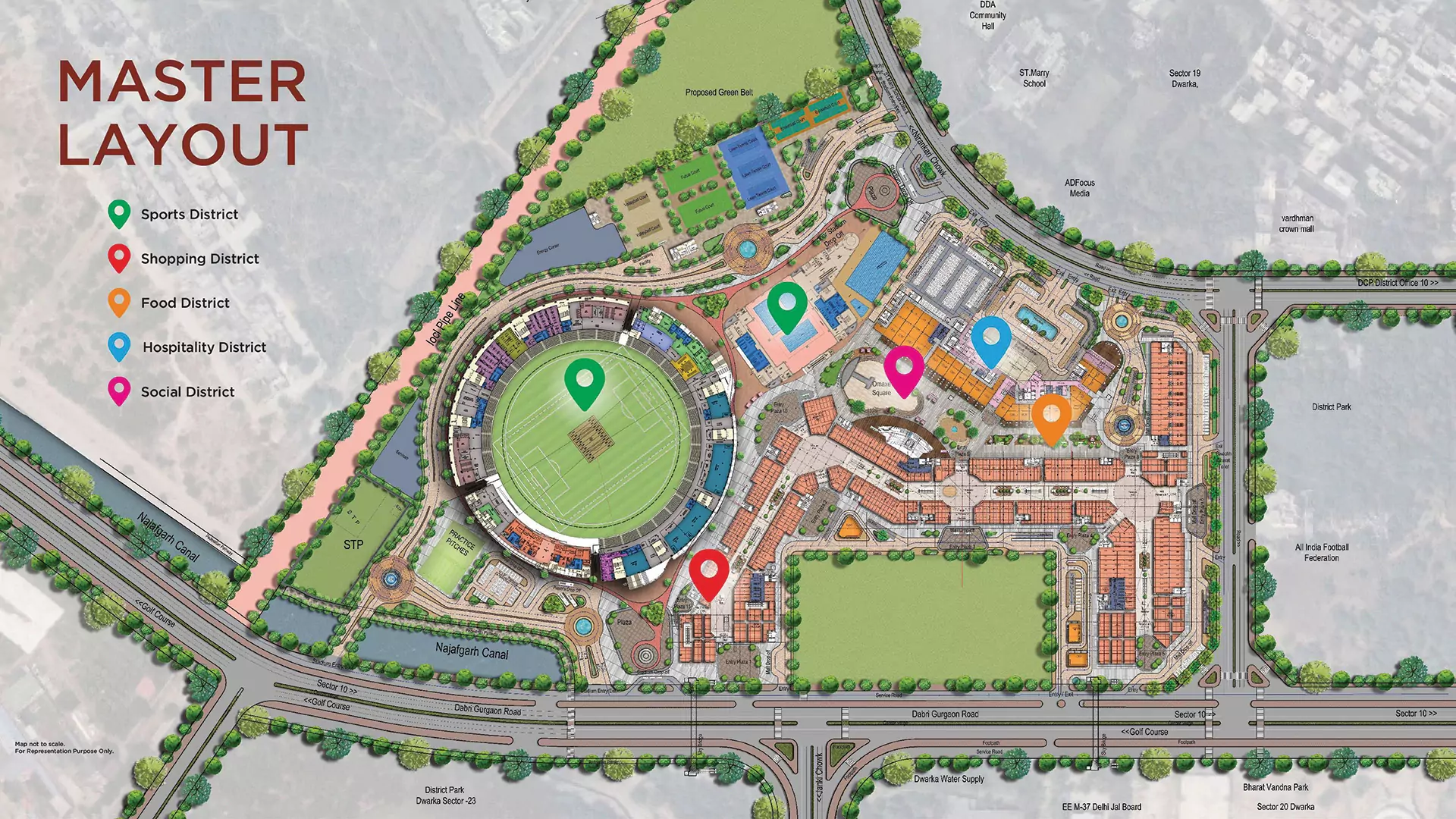 The Omaxe State — Master Layout Plan