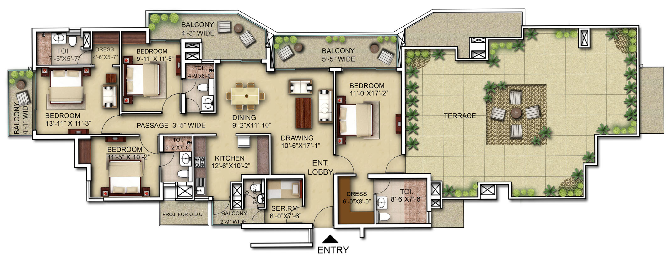 Paras Dews — Floor Plan 1