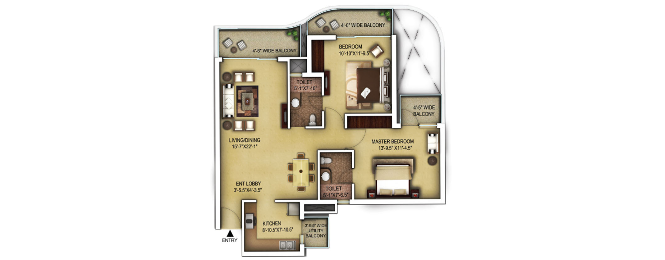 Paras Dews — Floor Plan 4