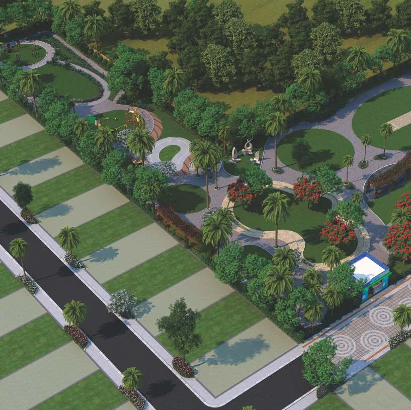 Paras Ekam — Aerial Master Plan View