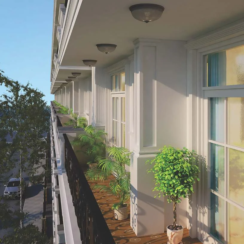 Paras Ekam — Balcony Detail