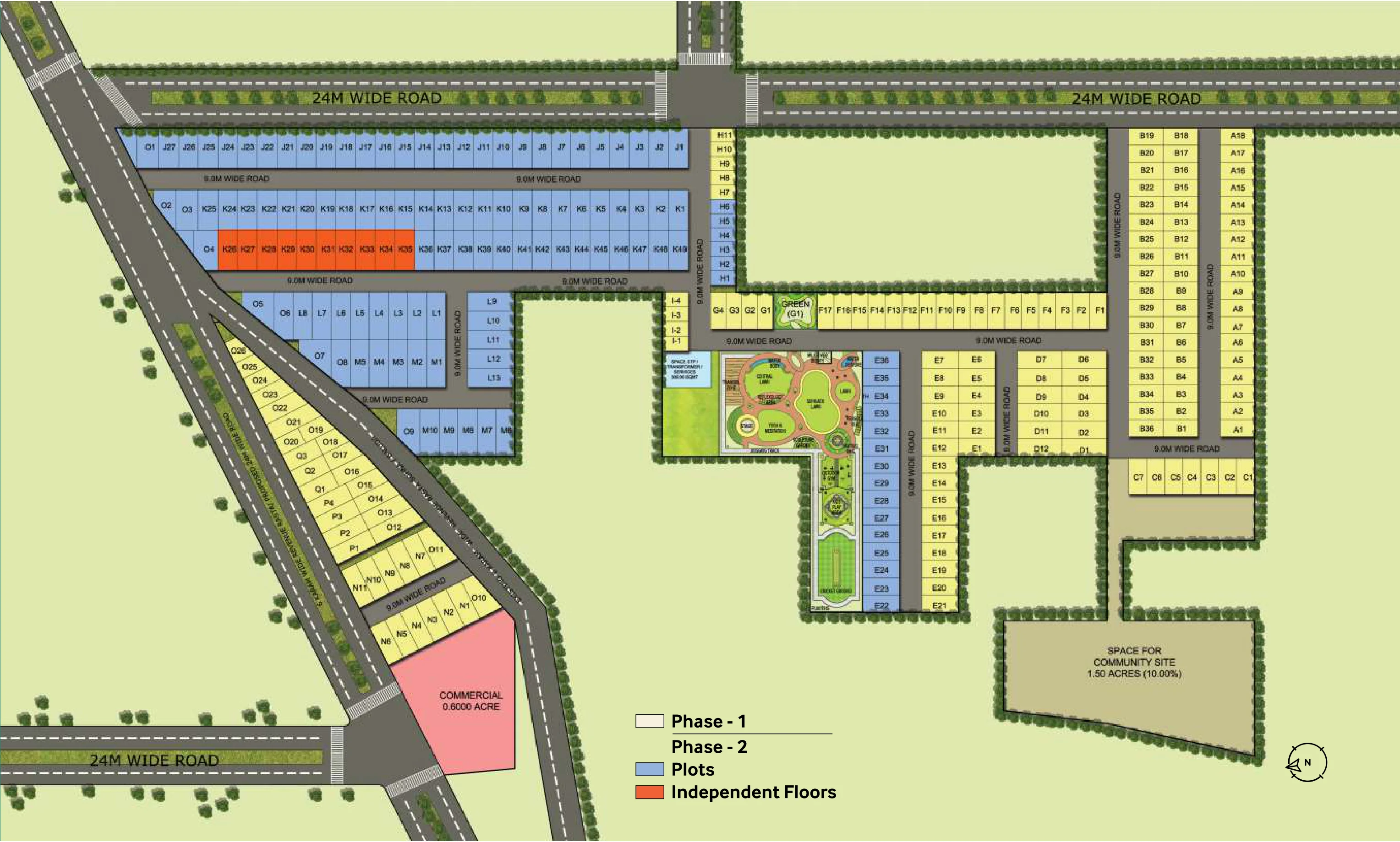 Paras Ekam — Site Plan, Sector 5