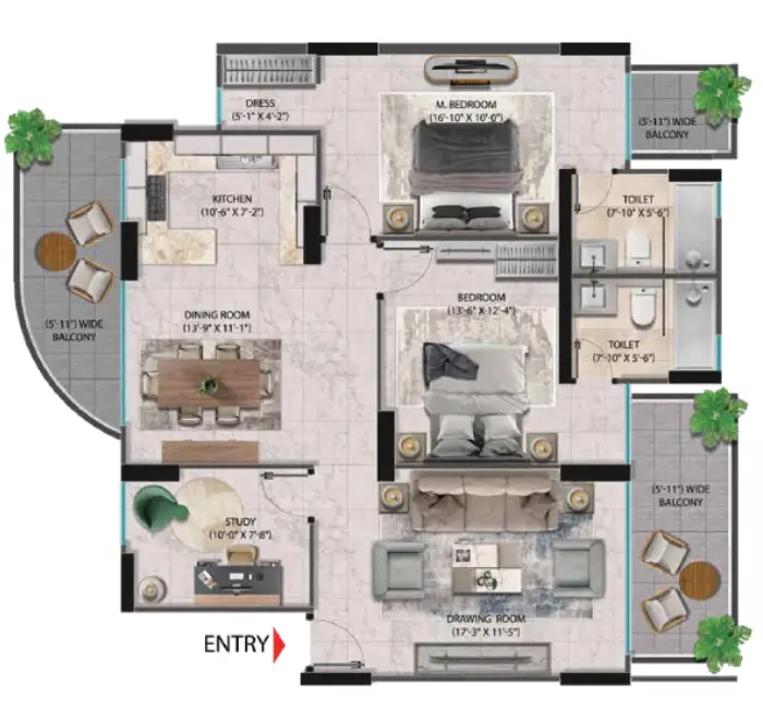 Coban Residences — Floor Plan 1
