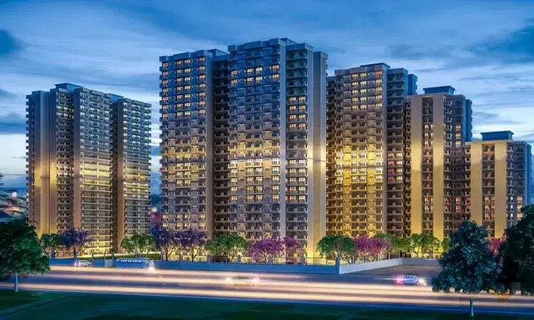 Pareena Hanu Residency — Tower Facade, Evening