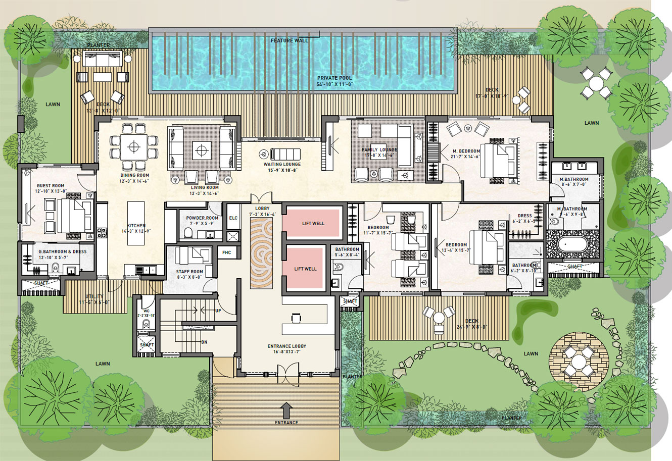 Puri Diplomatic Greens — Floor Plan 4