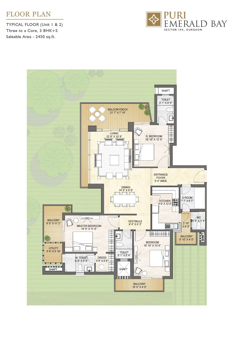 Emerald Bay — Floor Plan 1