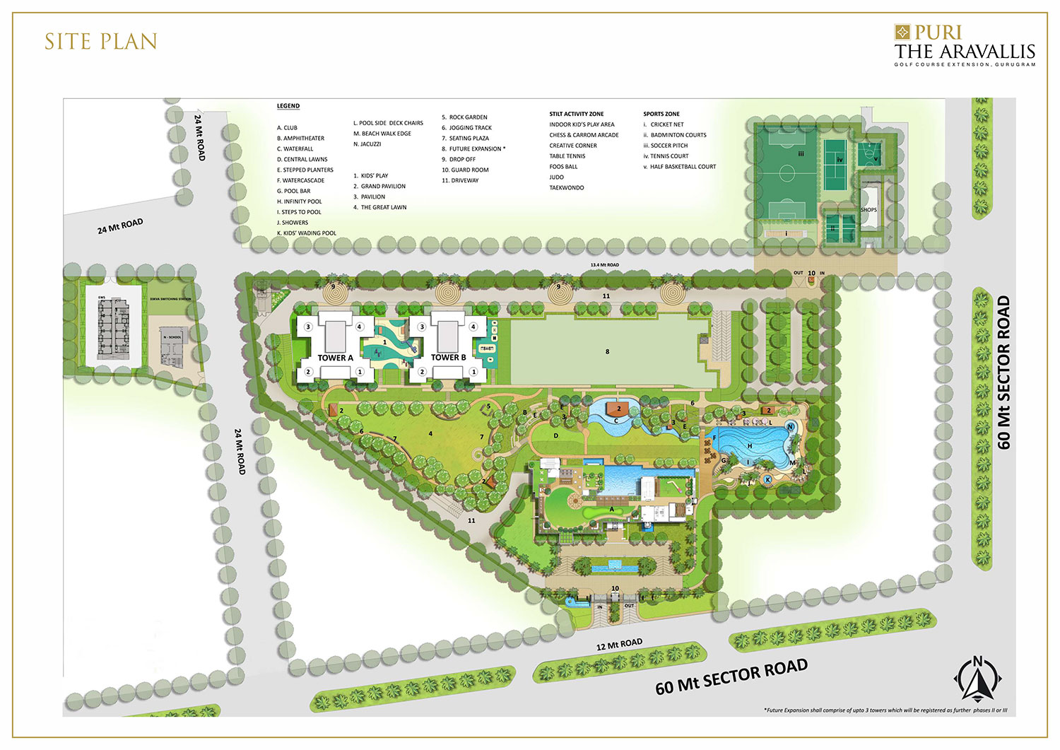 Puri The Aravallis — Master Layout Plan