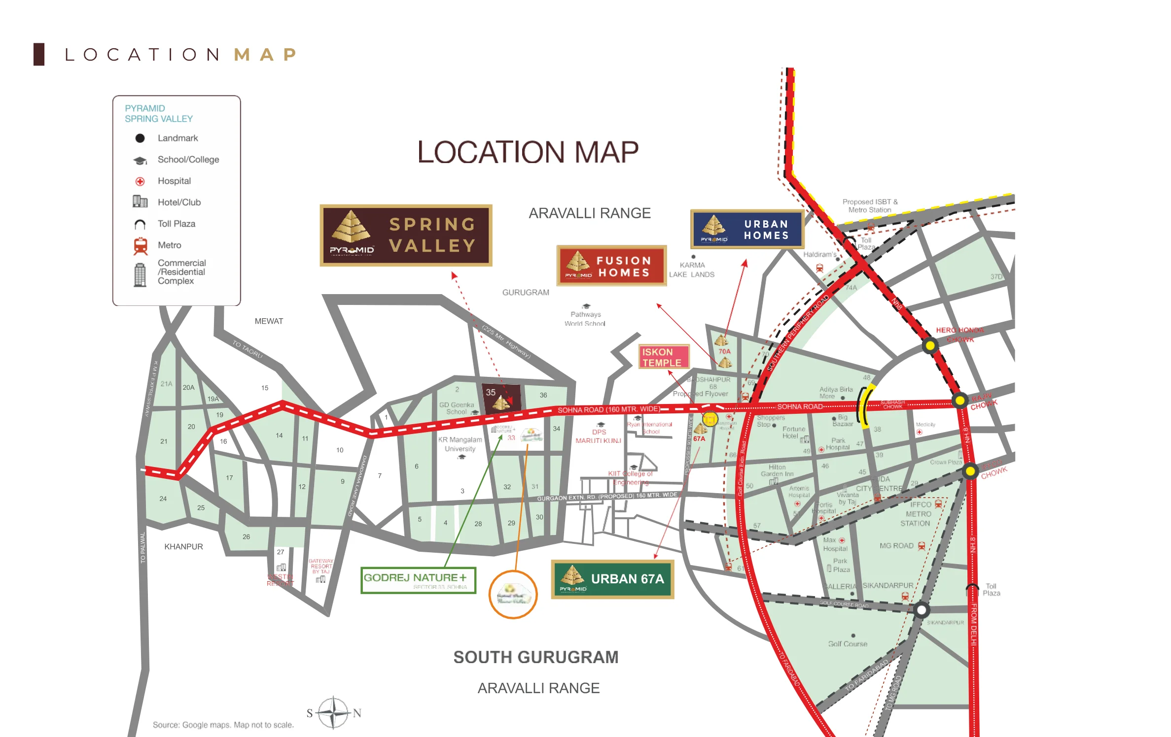 Pyramid Spring Valley — Location Map
