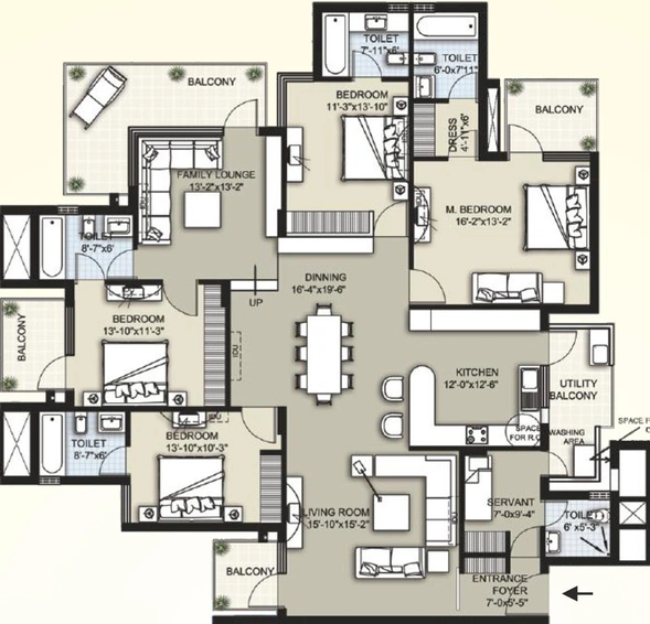 Raheja Atharva — Floor Plan 2