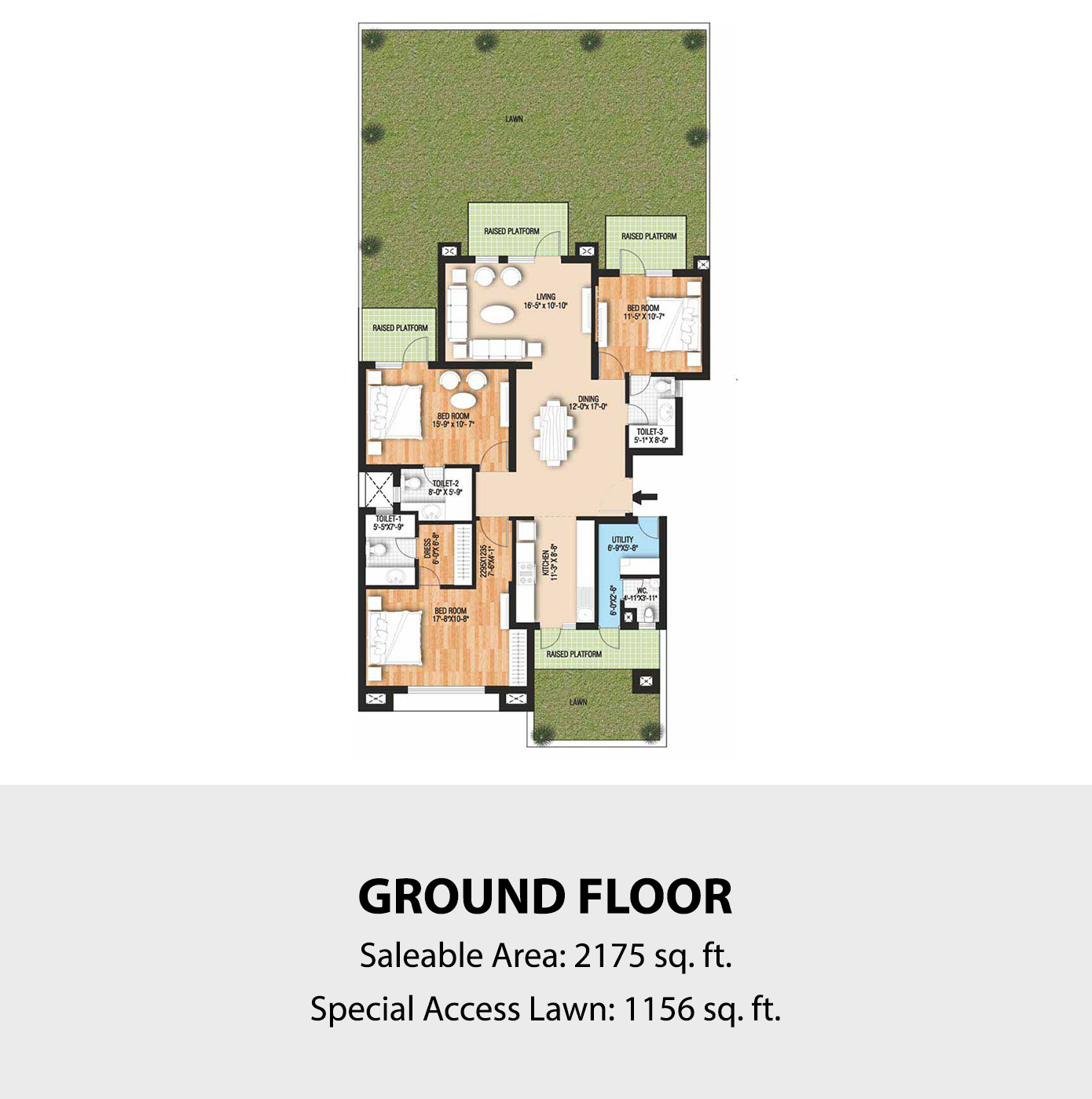 Raheja Vedaanta — Floor Plan 1