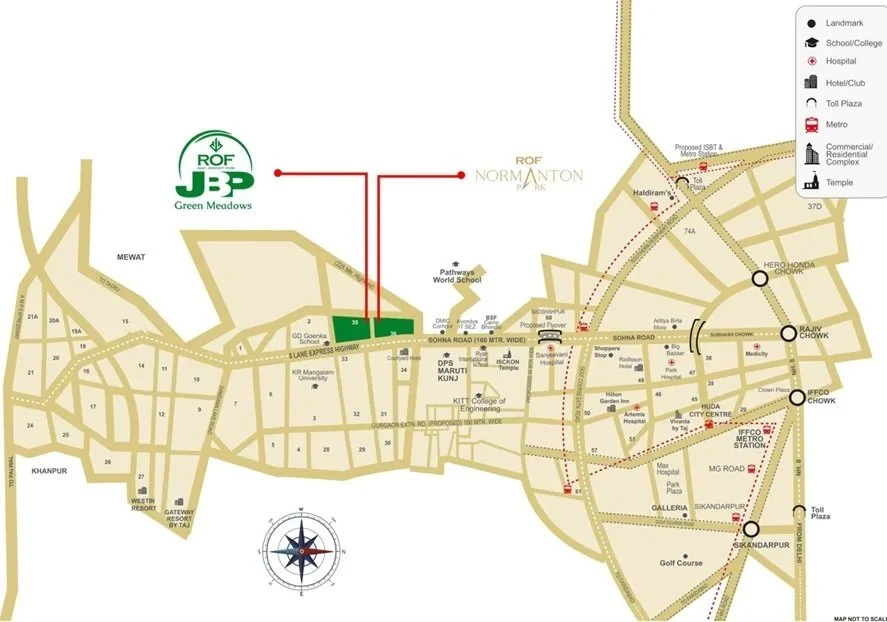ROF JBP Green Meadows — Location Map