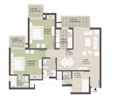 The Hermitage — Floor Plan 1