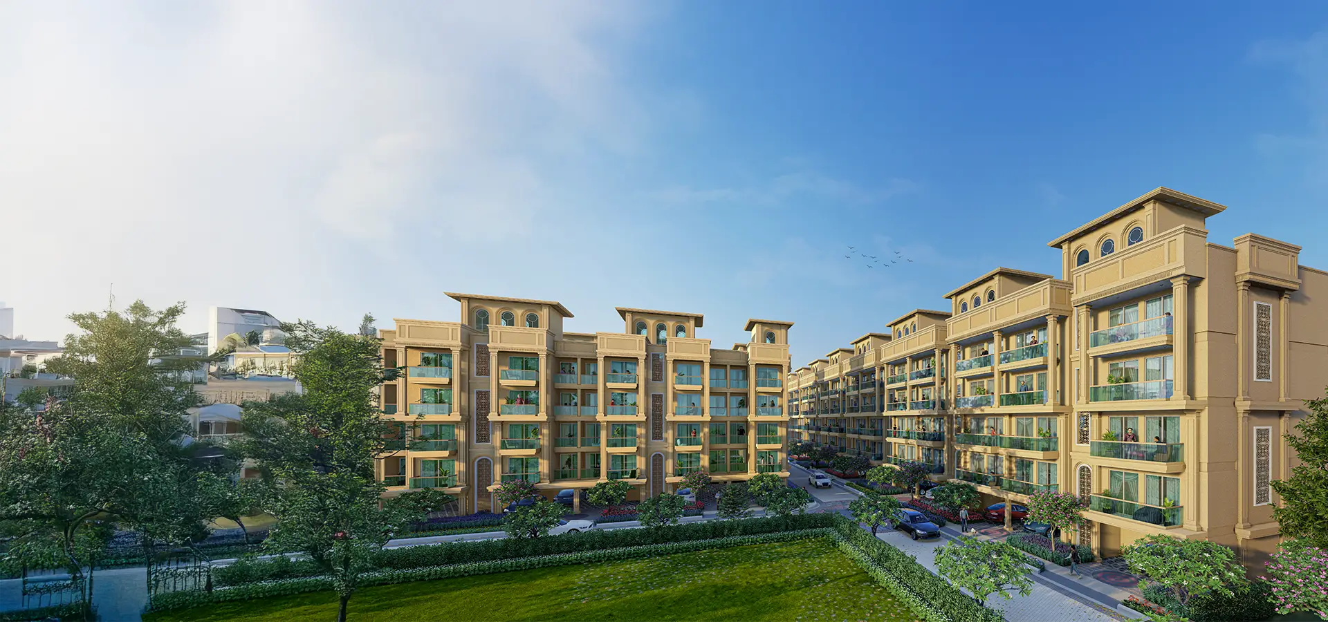 Signature Global City 92 — Building Wide View