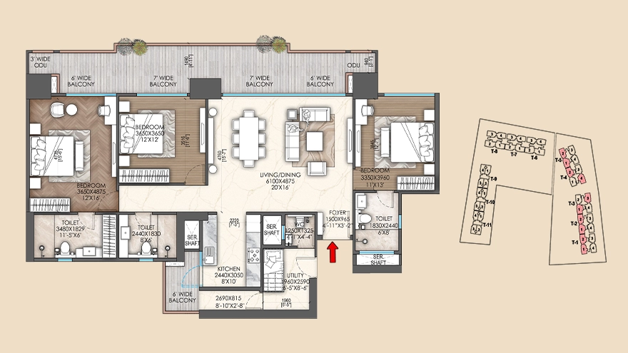 Signature Sarvam — Floor Plan 2