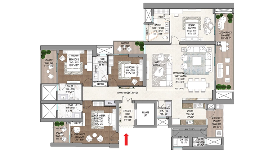 Signature TitaniumSPR — Floor Plan 2