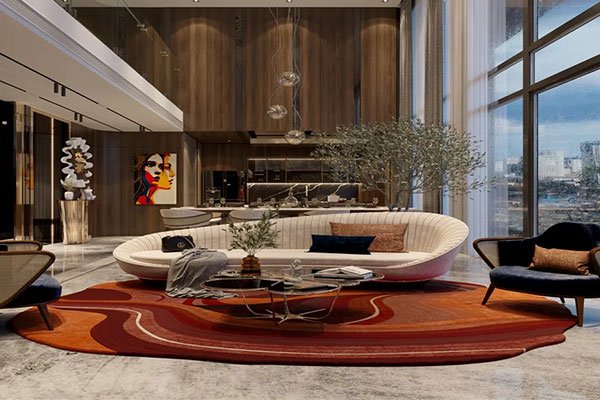 3 BHK Living Area