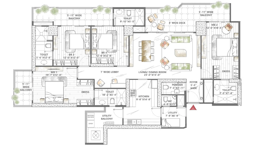 Smartworld Sky Arc — Floor Plan 3