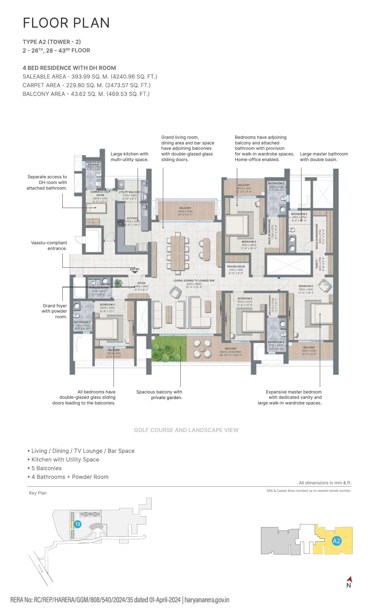 Sobha Aranya — Floor Plan 1