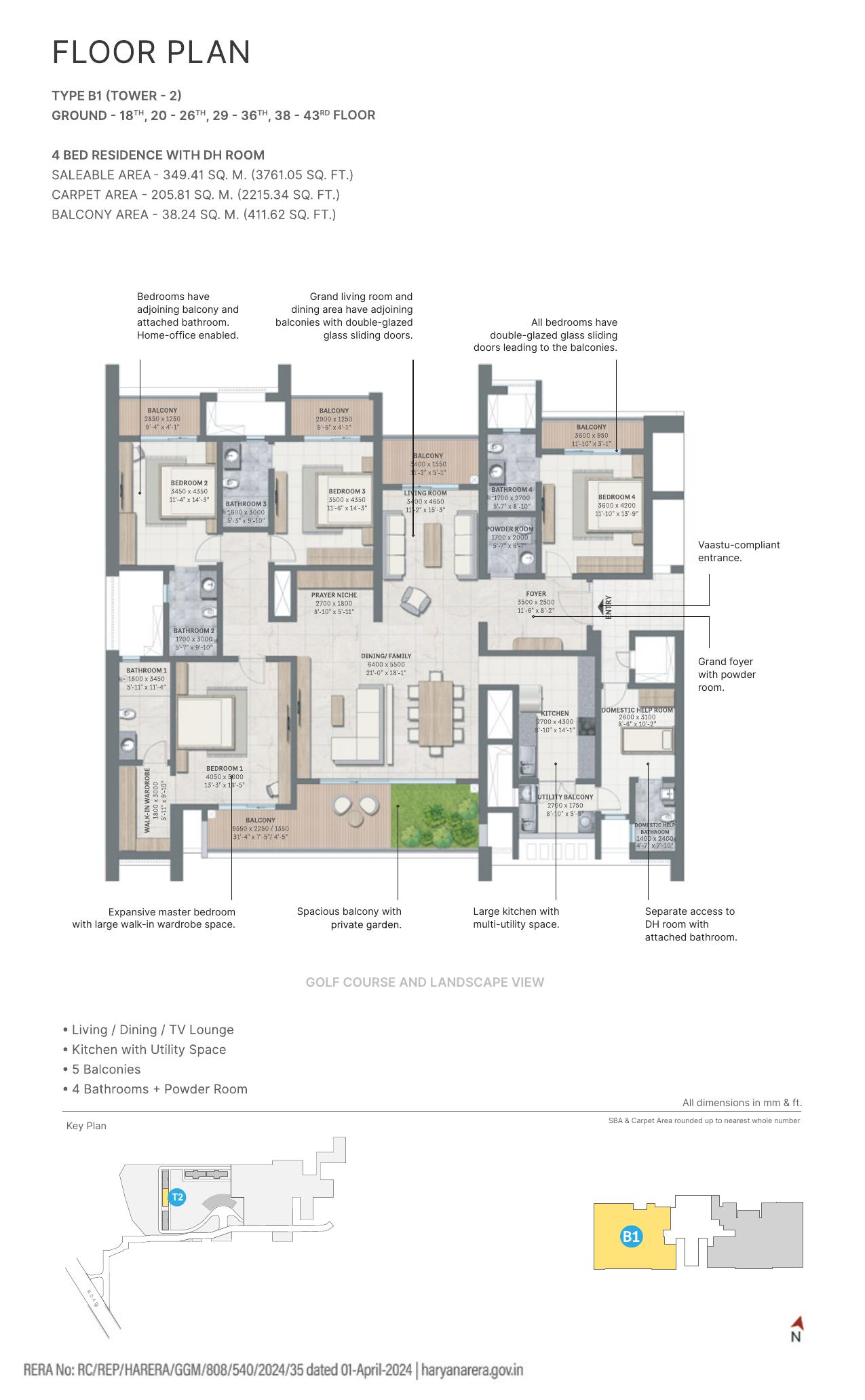 Sobha Aranya — Floor Plan 2