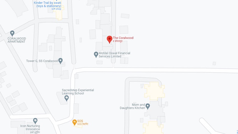 SS The Coralwood — Location Map, Sector 84