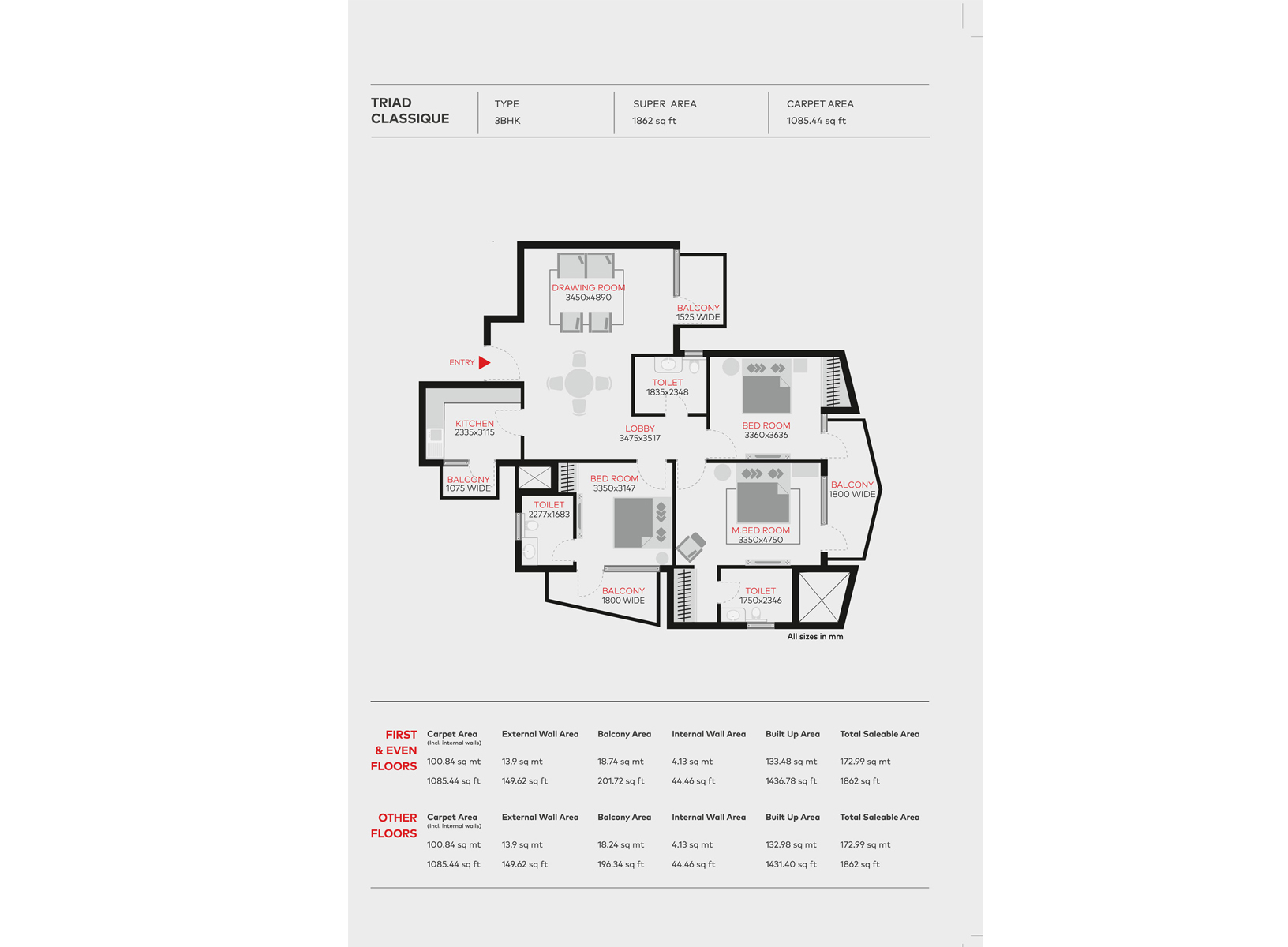 TARC Maceo — Floor Plan 3